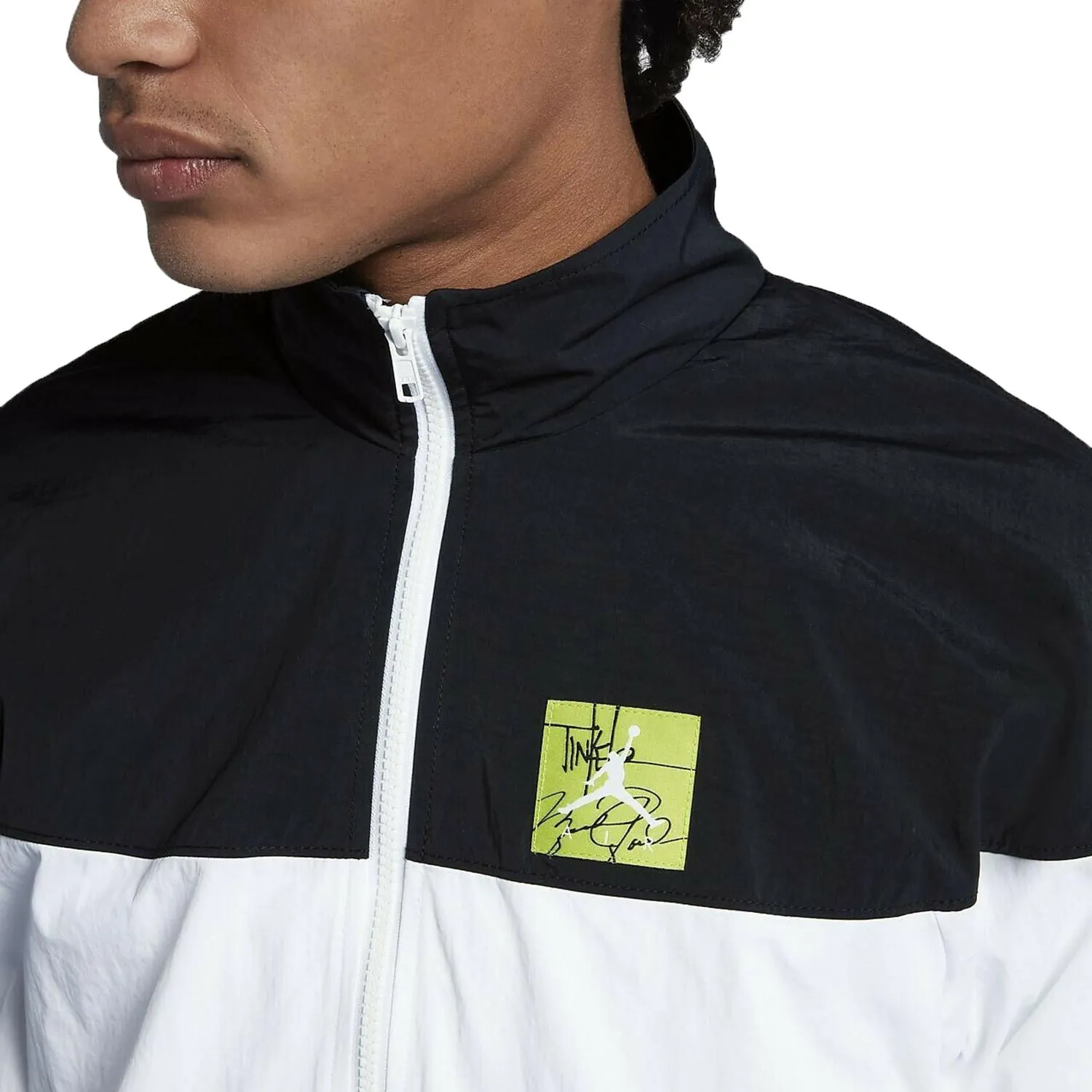 Air Jordan Men's Tinker Legacy Windbreaker Jacket White-Black