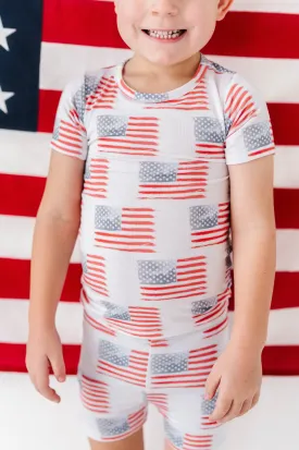 American Flag Short Set