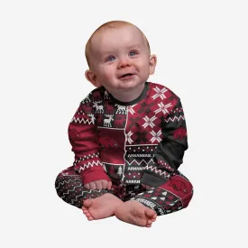 Arkansas Razorbacks Infant Busy Block Family Holiday Pajamas