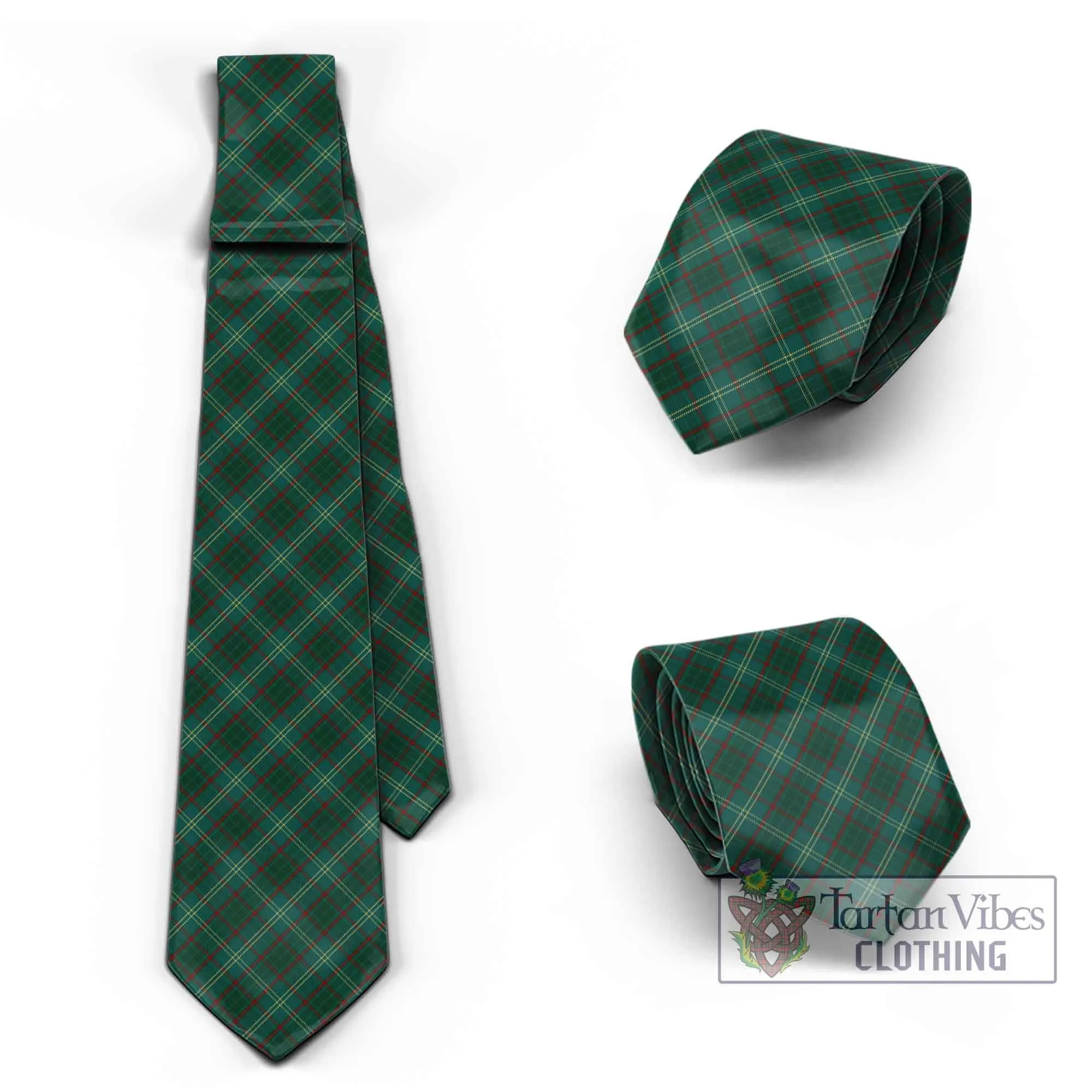 Armagh County Ireland Tartan Classic Necktie Cross Style