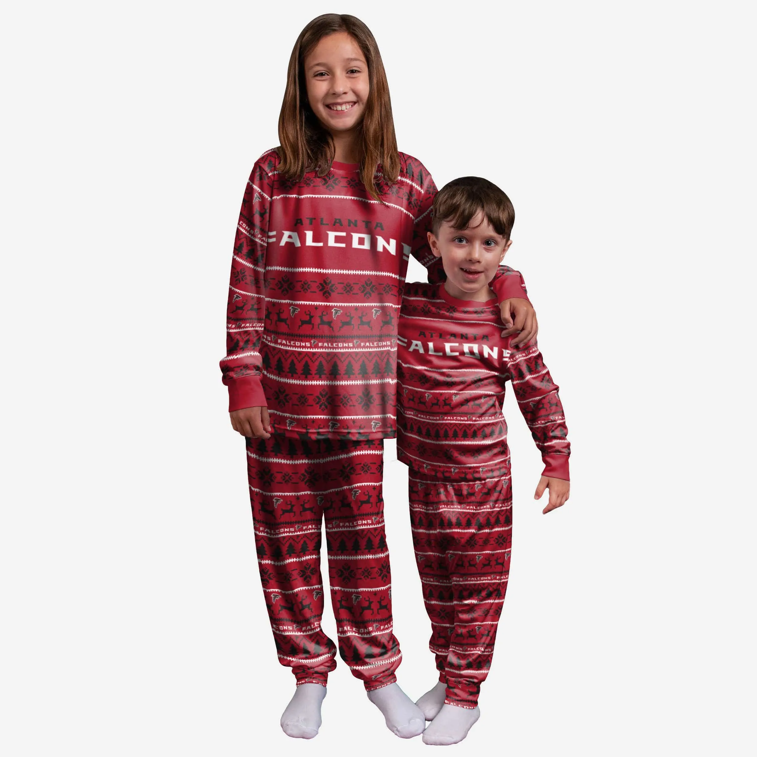 Atlanta Falcons Youth Family Holiday Pajamas