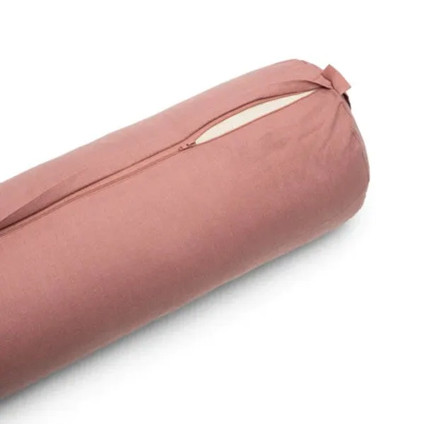 b, halfmoon - Linen Cylindrical Bolster