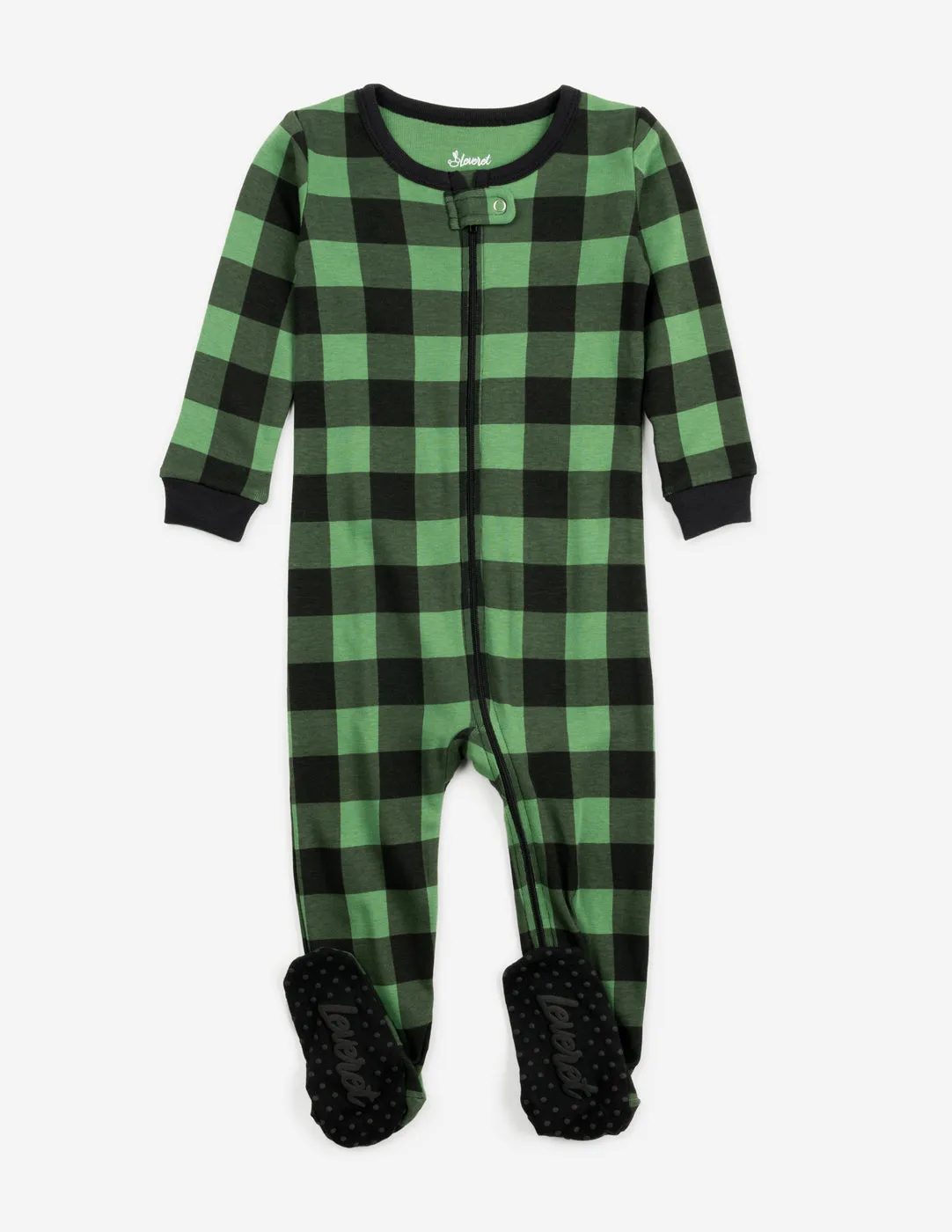 Baby Footed Plaid Pajamas