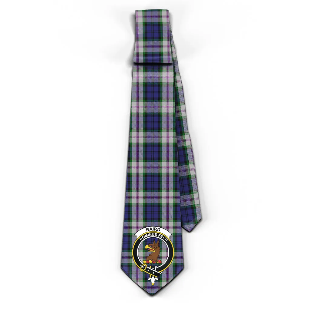 Baird Dress Tartan Classic Necktie with Family Crest