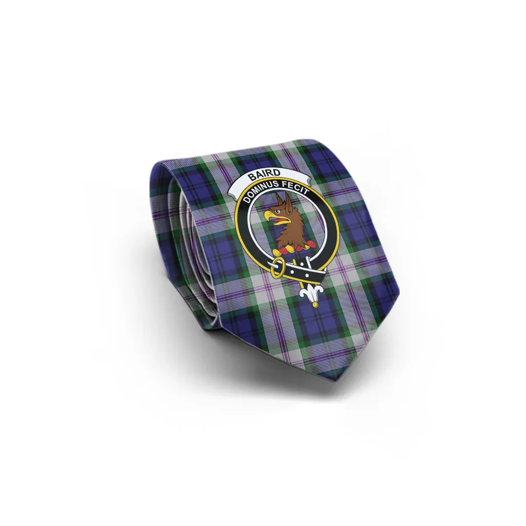 Baird Dress Tartan Classic Necktie with Family Crest