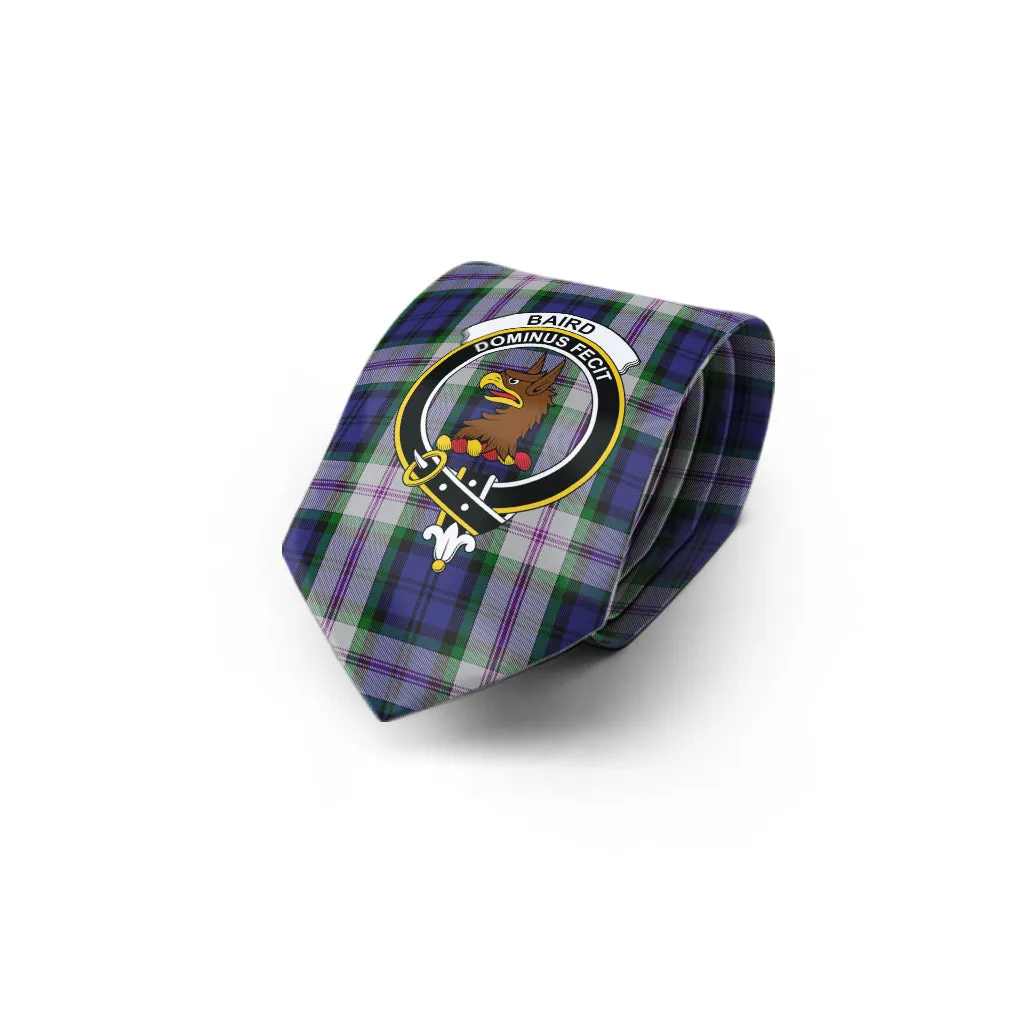 Baird Dress Tartan Classic Necktie with Family Crest