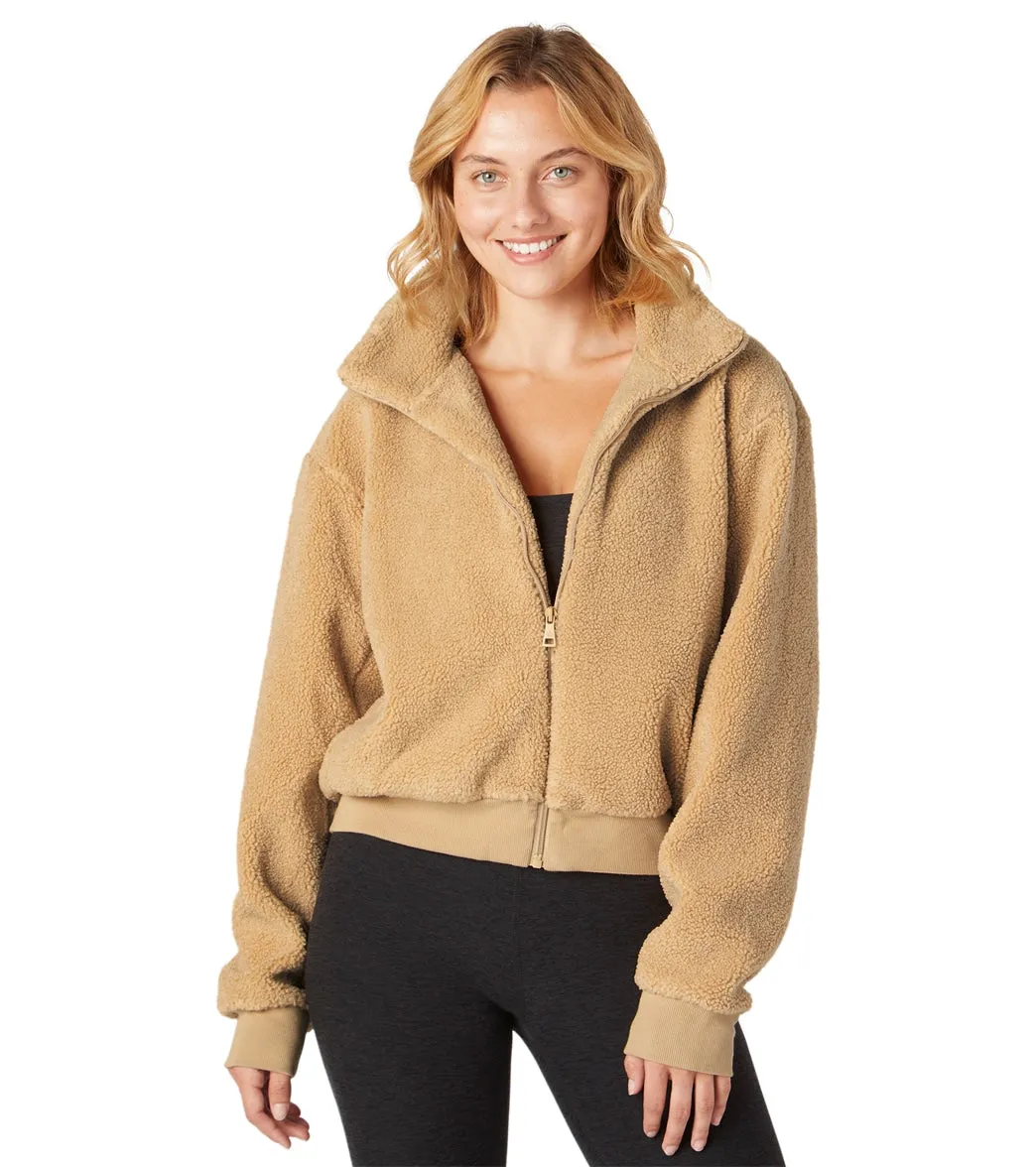 Beyond Yoga Brave The Elements Sherpa Bomber