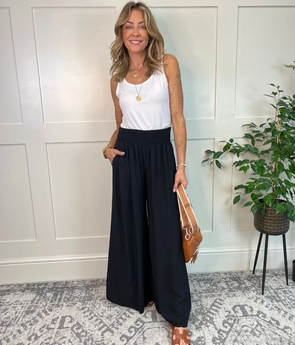 Black Culotte Trousers