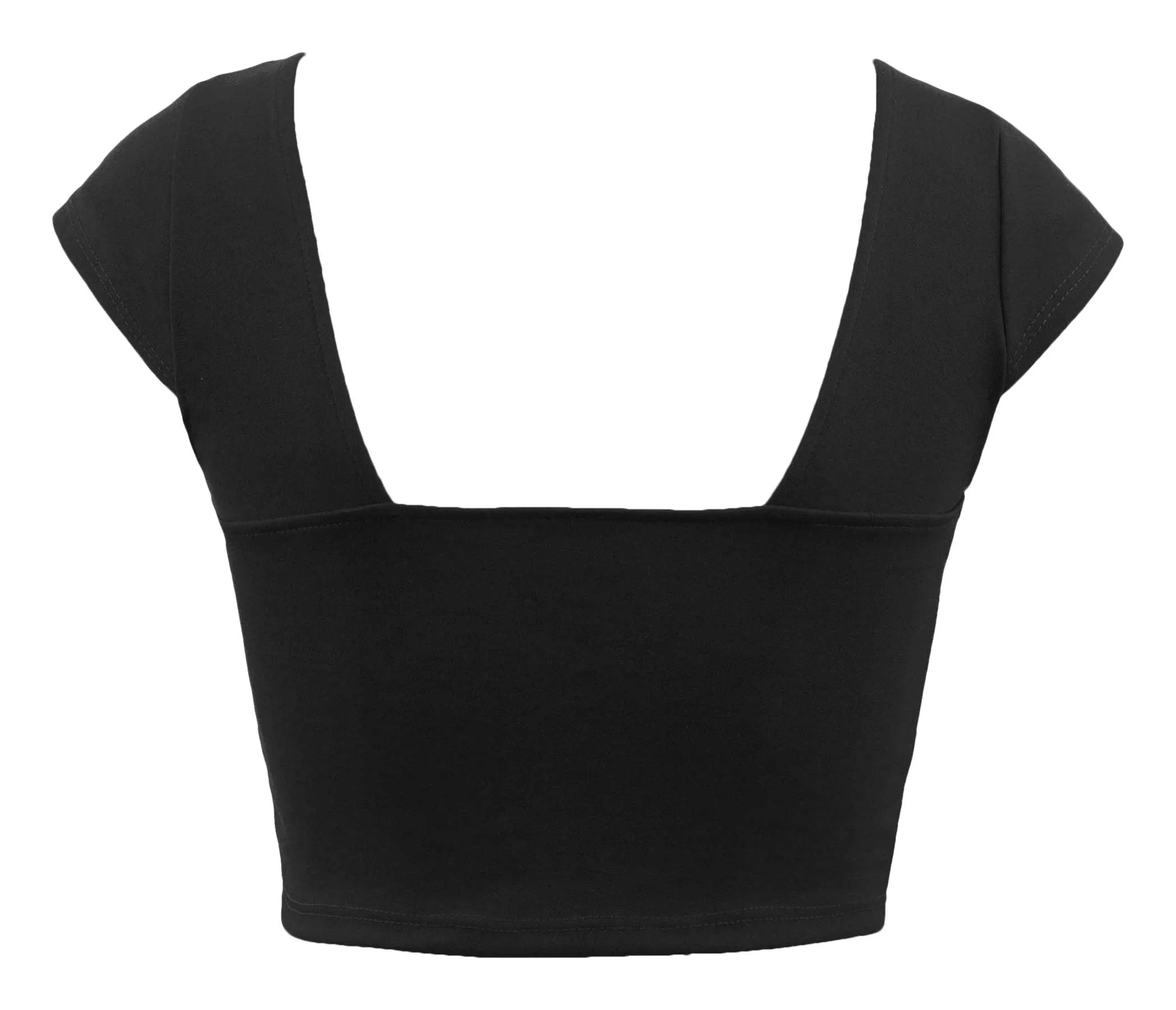 Black Miss Vixen Crop Top