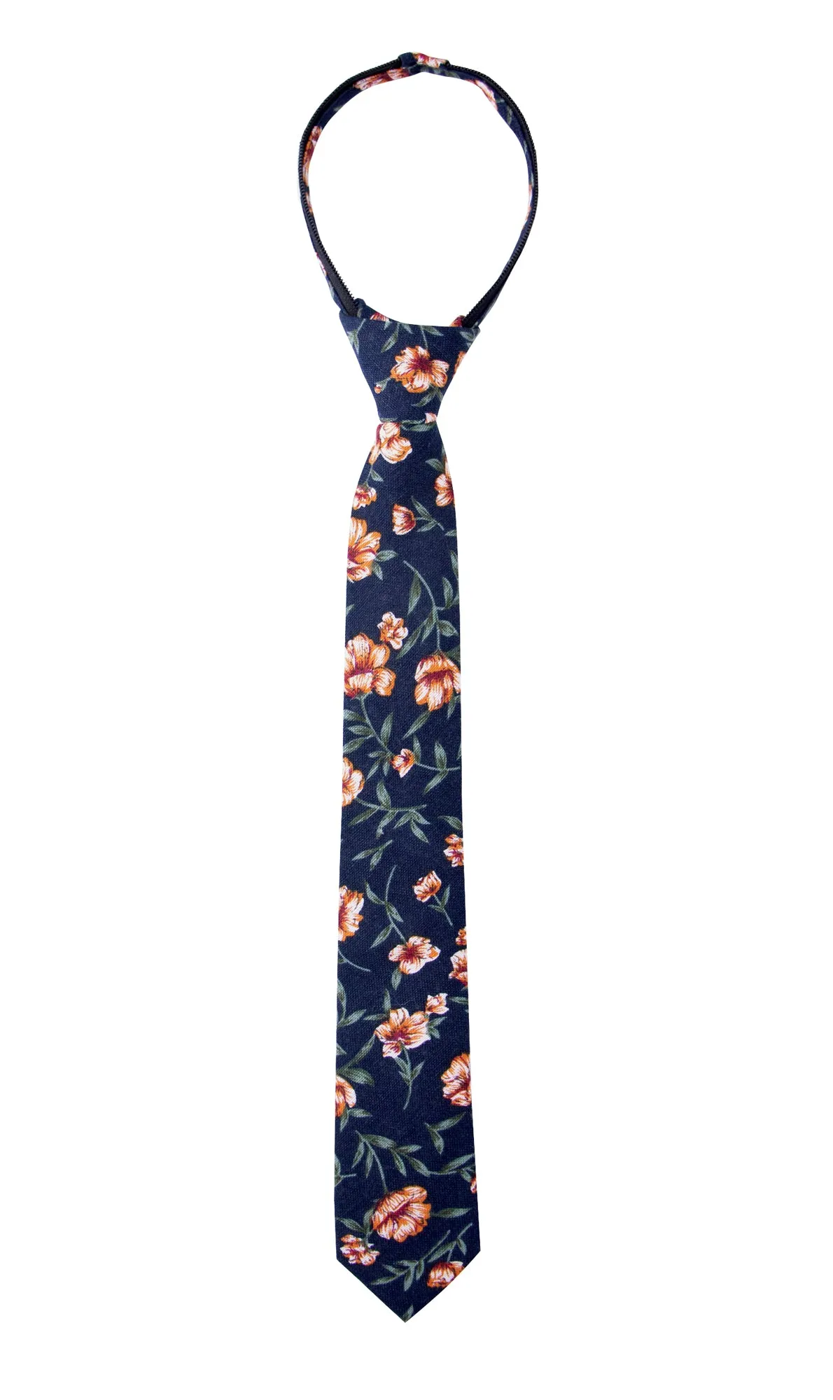 Boys' Pastel Green Cotton Blend Dress Shirt and Skinny Floral Necktie (Color F35)