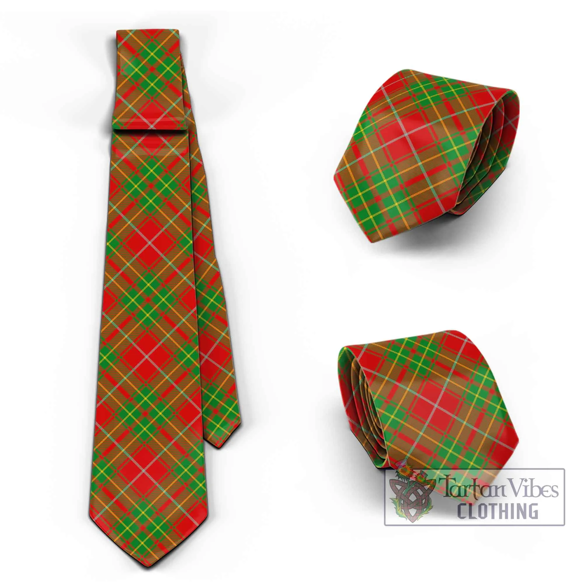 Burnett Tartan Classic Necktie Cross Style