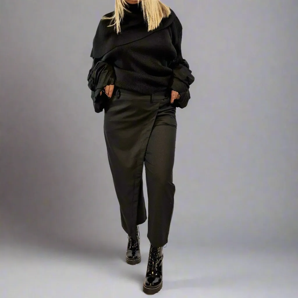 Busy Bee Punky Layered Office Style Pants