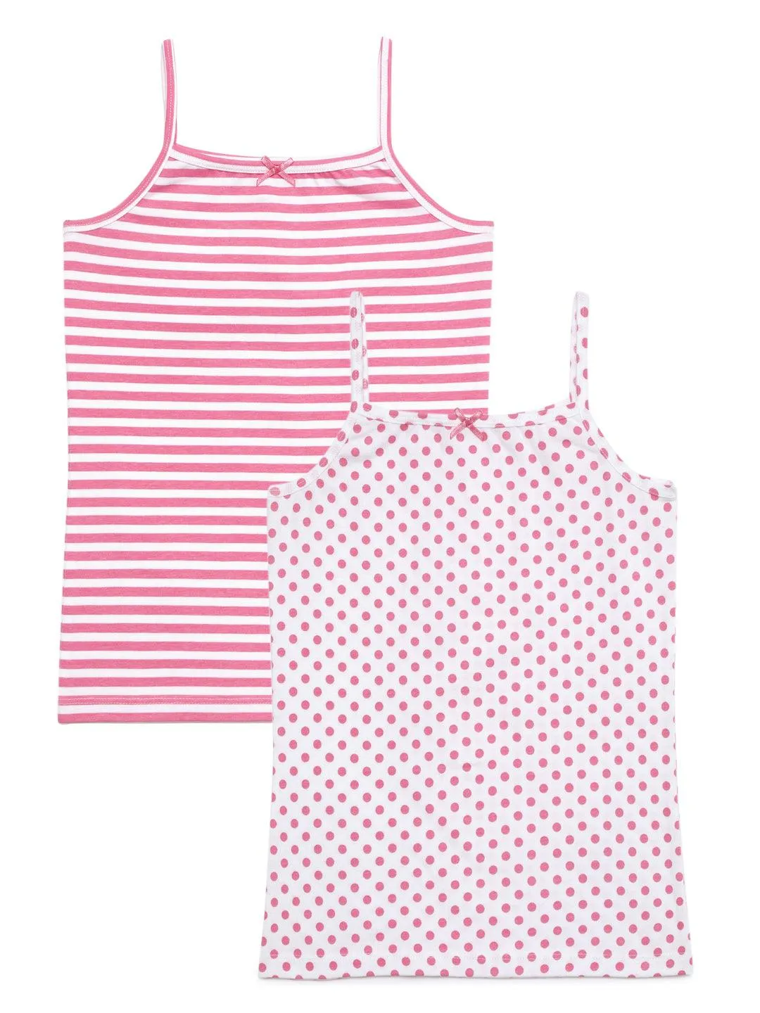 Cami Vests - Polka Dot & Stripe Printed (Pack of 2)