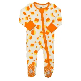 Candy Corn Bamboo Romper