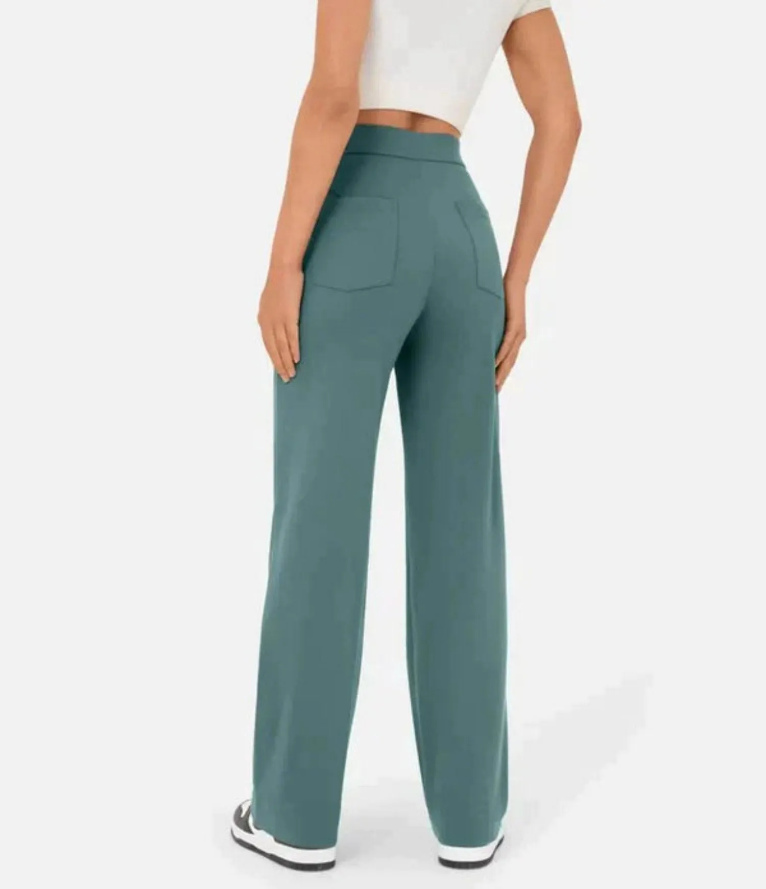 Capri - High Waist Pants - Chic/Elegant - Trendy - Perfect for Casual Days