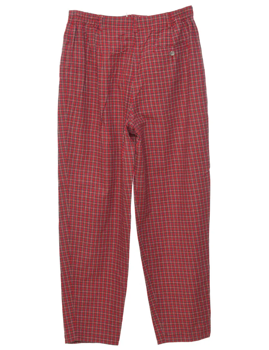 Checked Trousers - W30 L30