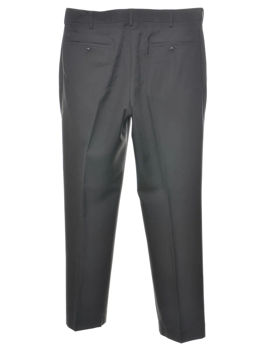 Classic Dark Grey Suit Trousers - W34 L32