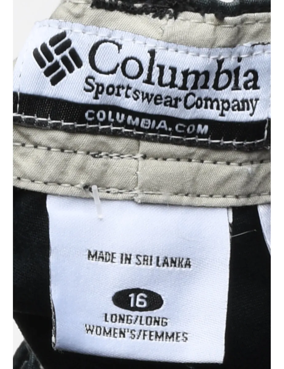 Columbia Black Cargo Trousers - W37 L34