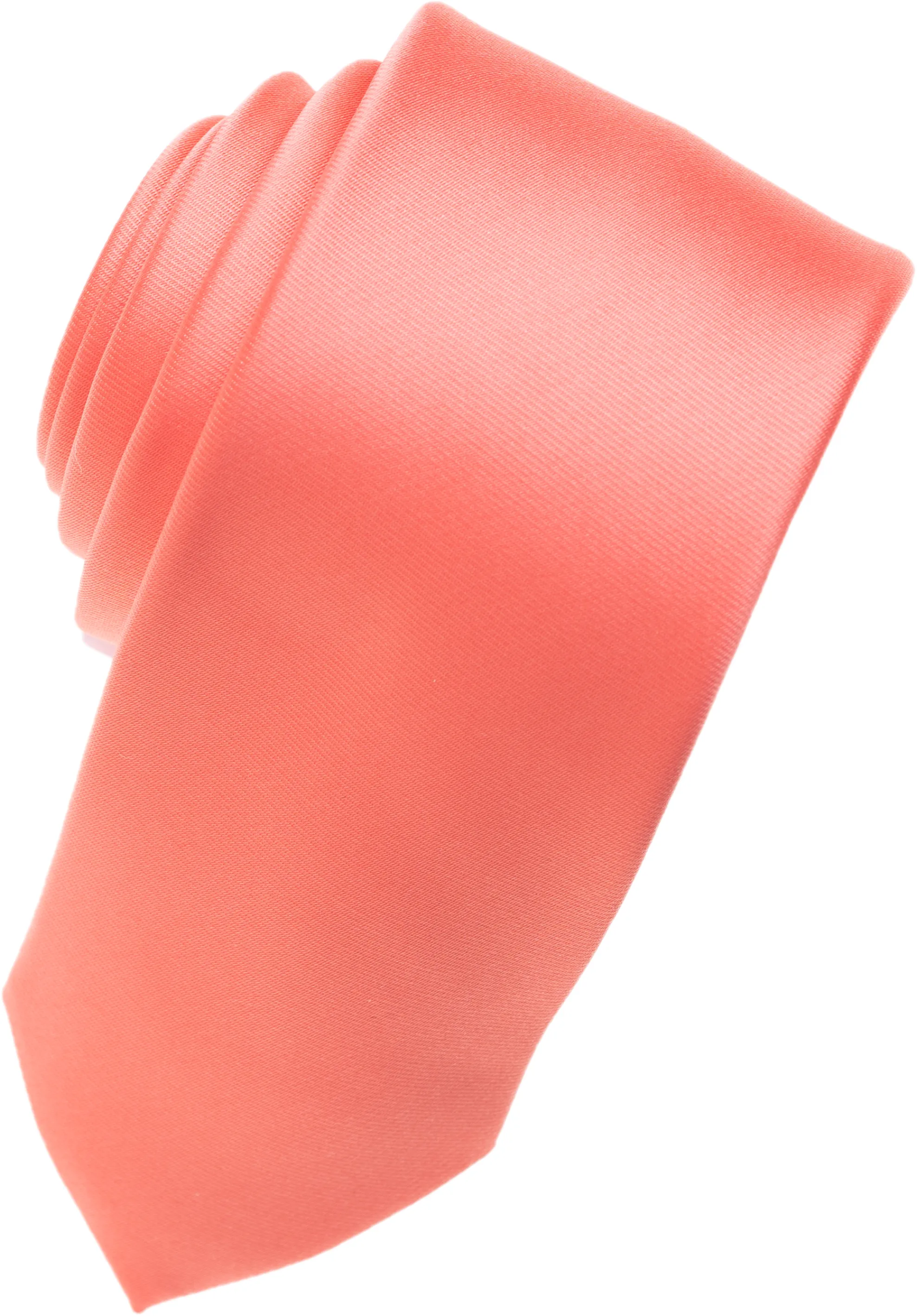 Coral Skinny Necktie