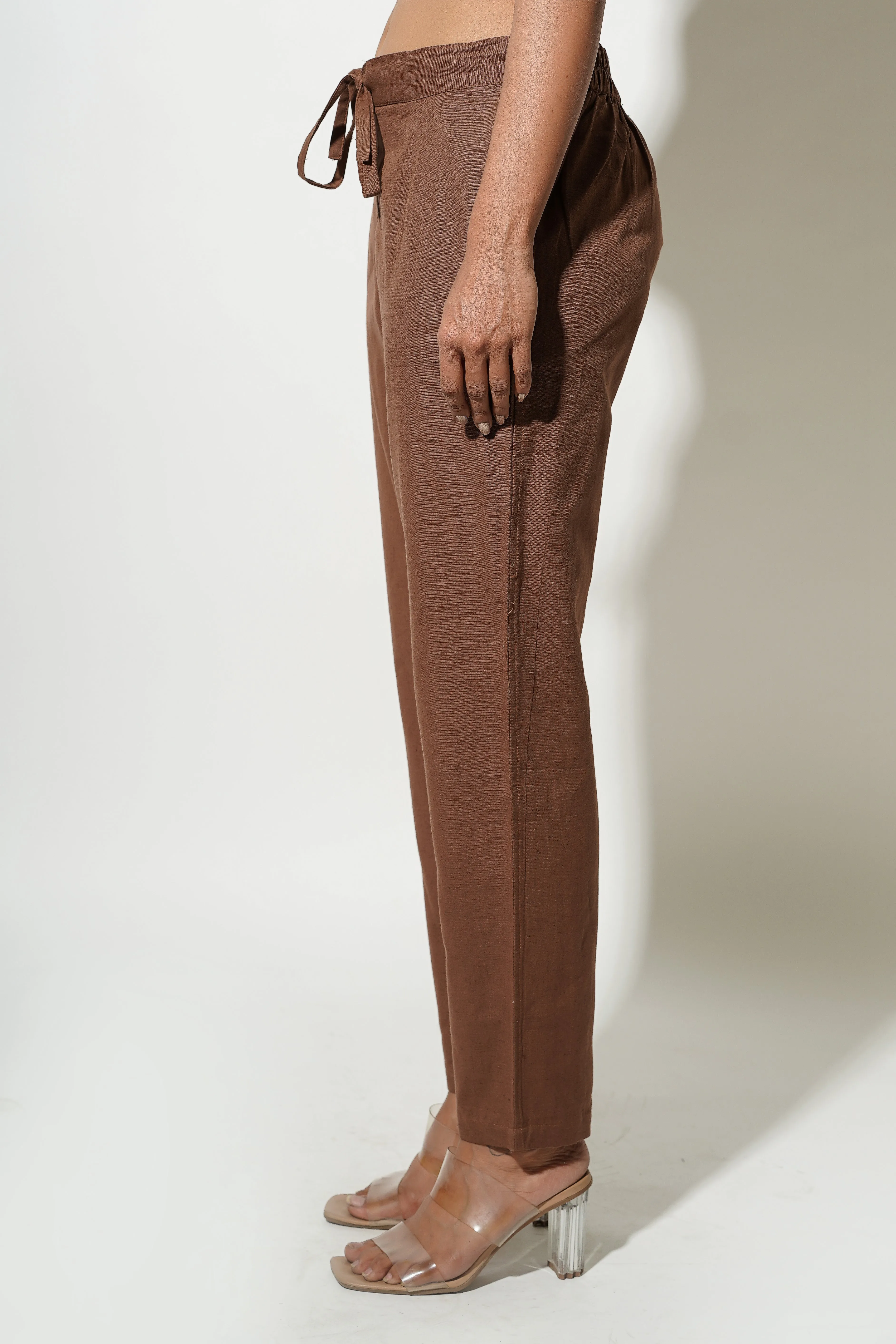 Dark Brown Women's Trousers