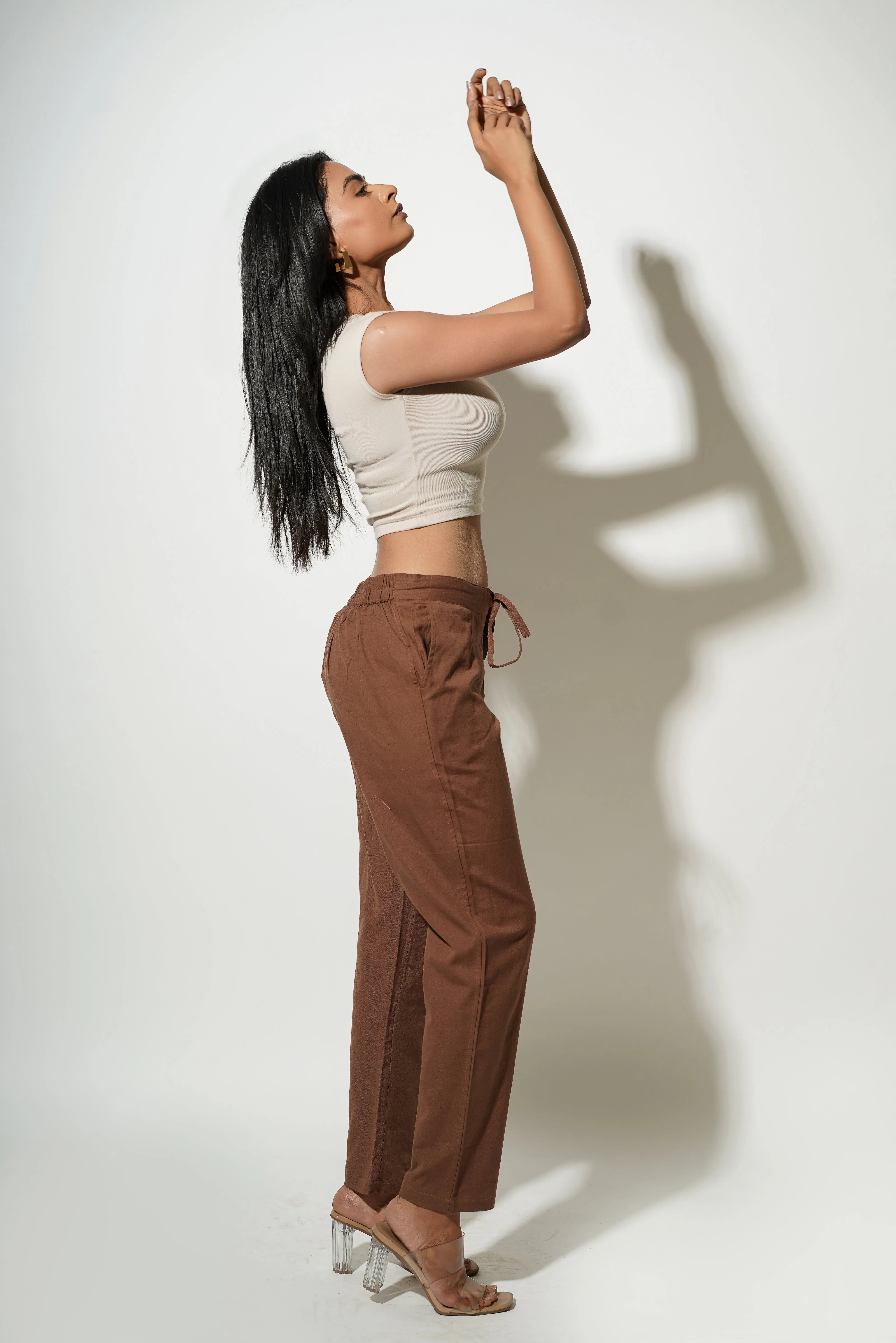 Dark Brown Women's Trousers