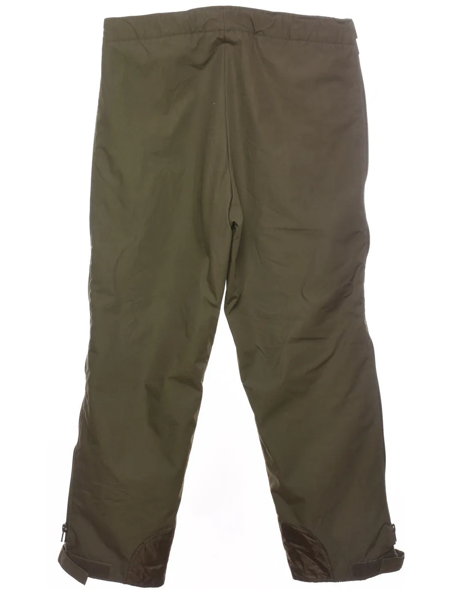 Dark Green Cargo Pants - W36 L30