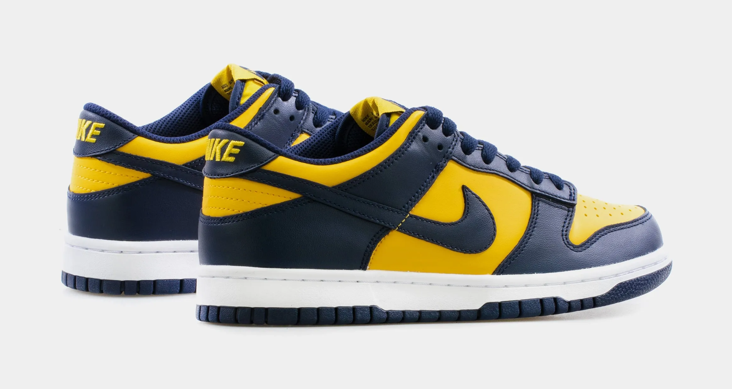 Dunk Low Michigan Grade School Lifestyle Shoe (Yellow/Navy)