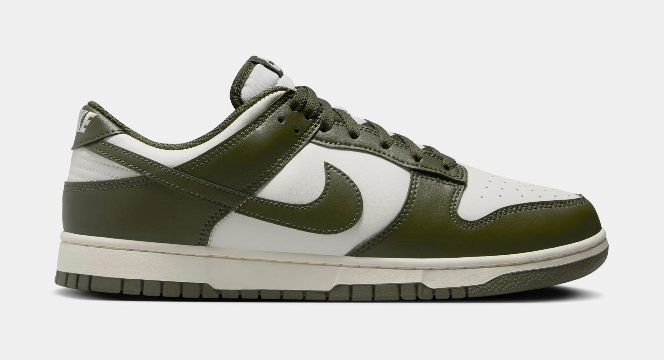 Dunk Low Retro Mens Lifestyle Shoes (Pale Ivory/Cargo Khaki)