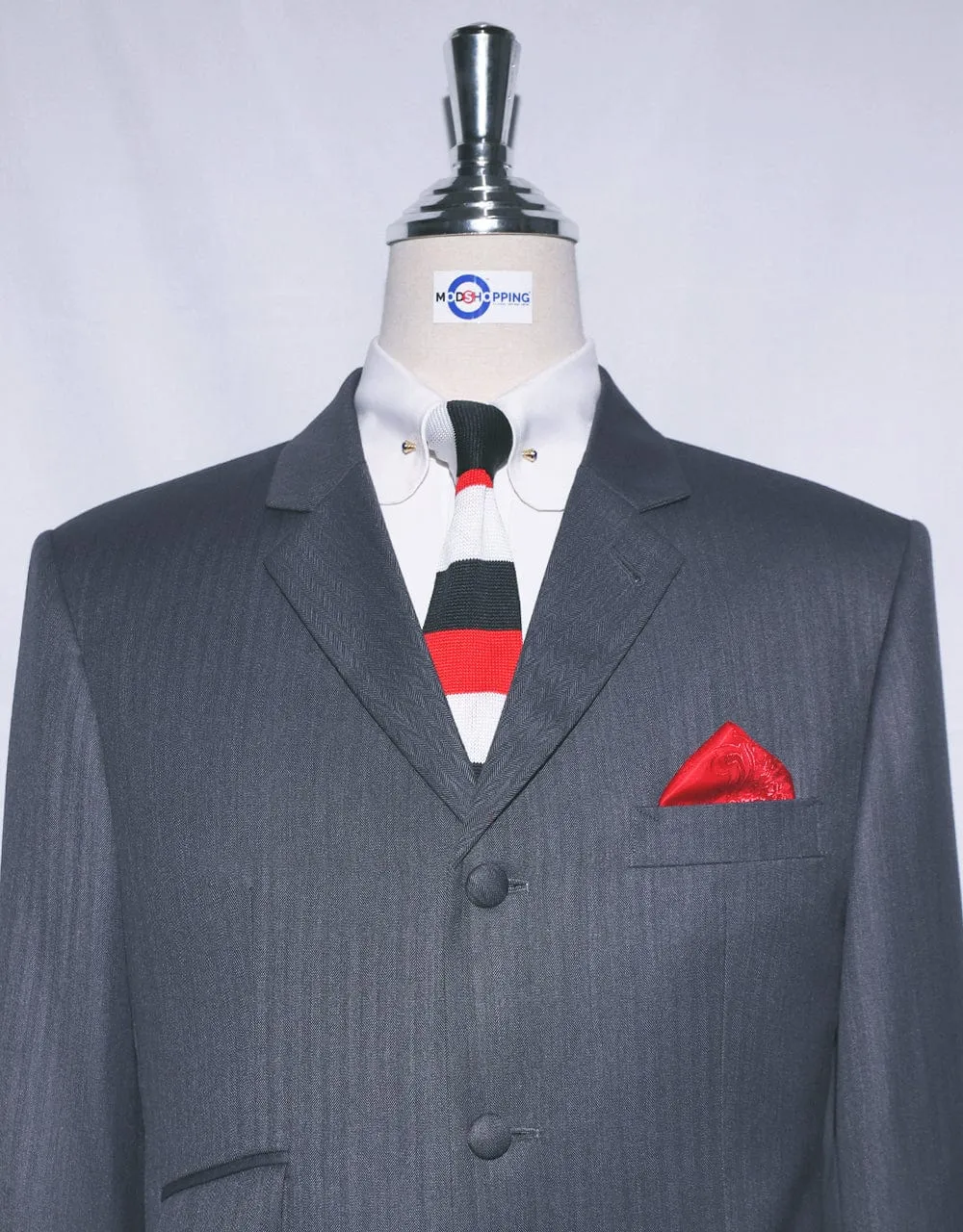 Essential Grey Herringbone Suit