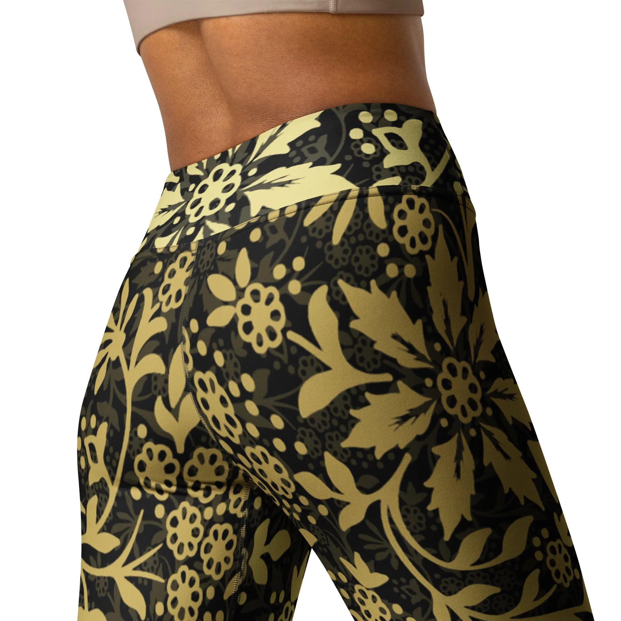 Fancy Floral Yoga Leggings