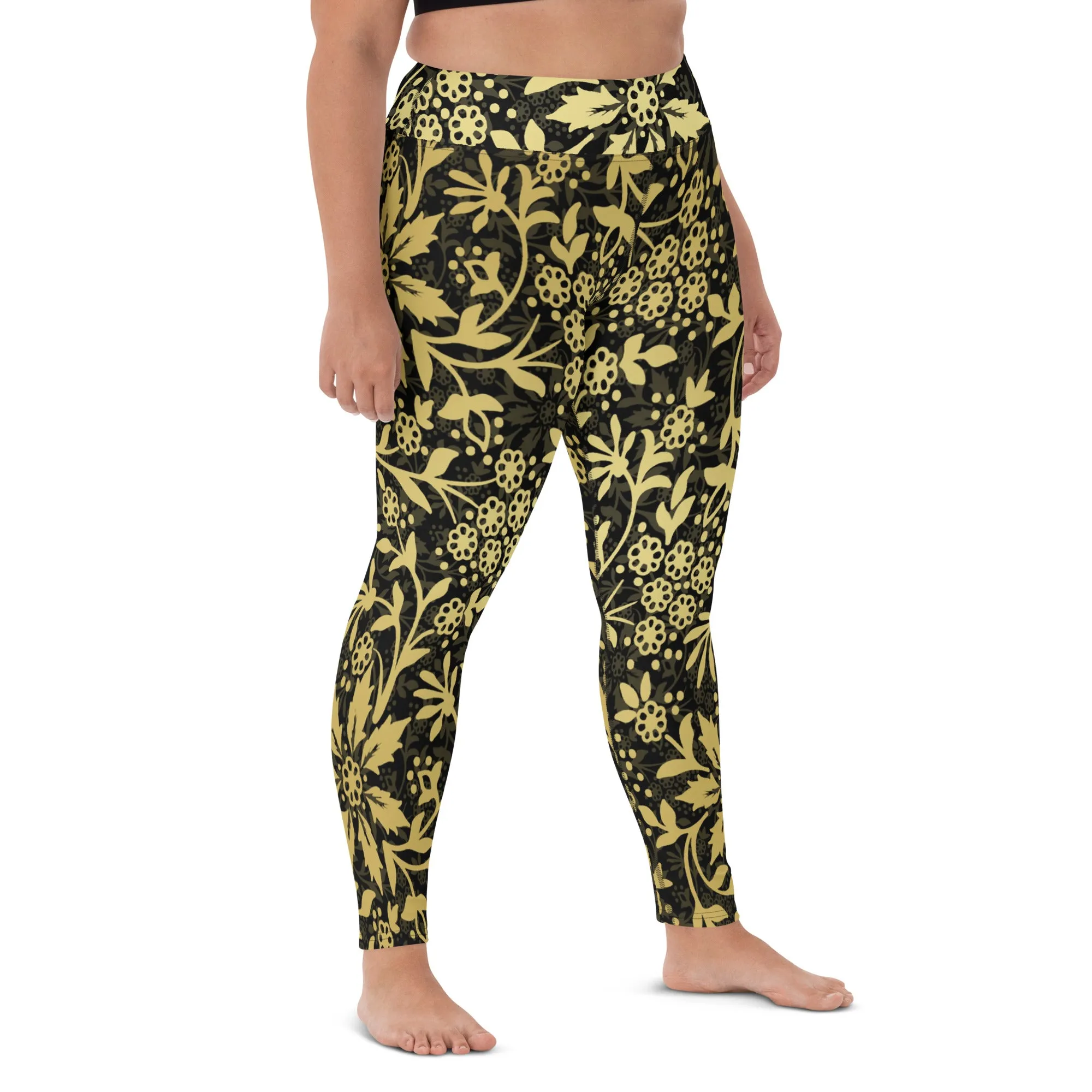 Fancy Floral Yoga Leggings