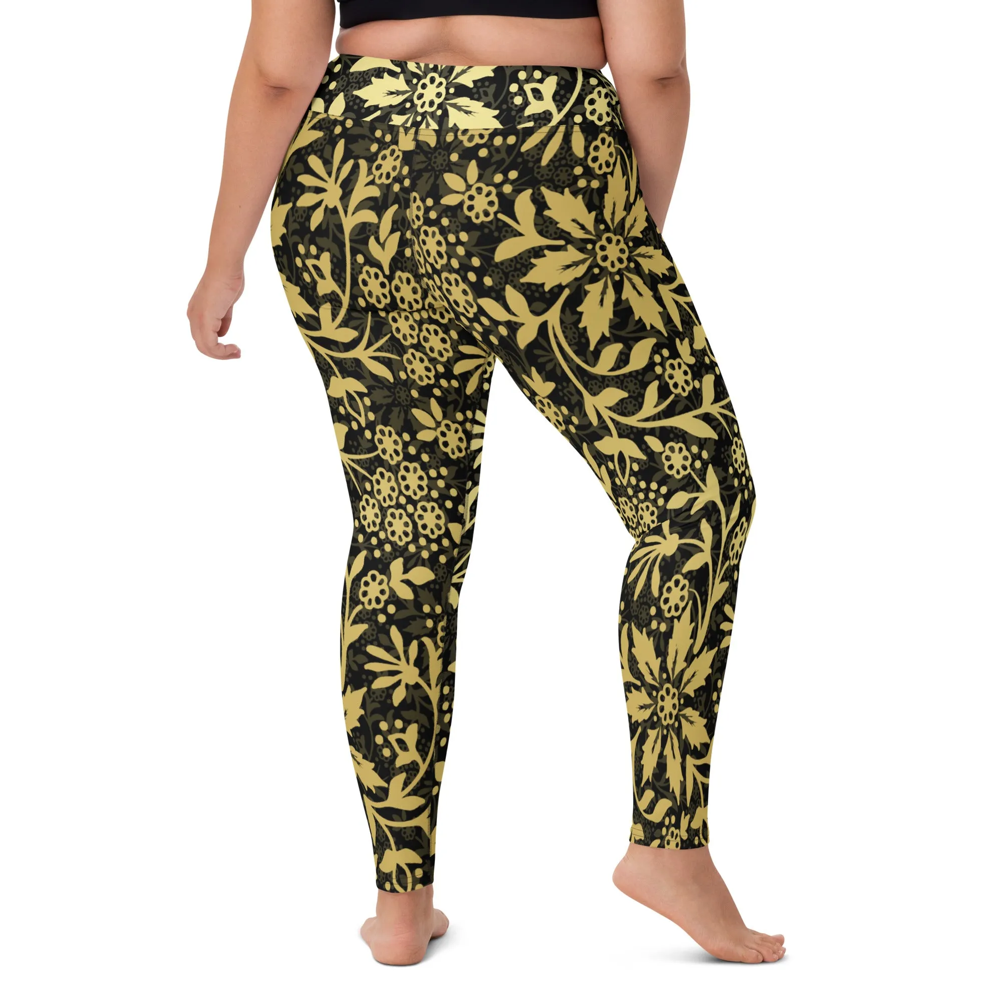 Fancy Floral Yoga Leggings