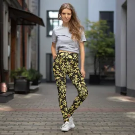 Fancy Floral Yoga Leggings