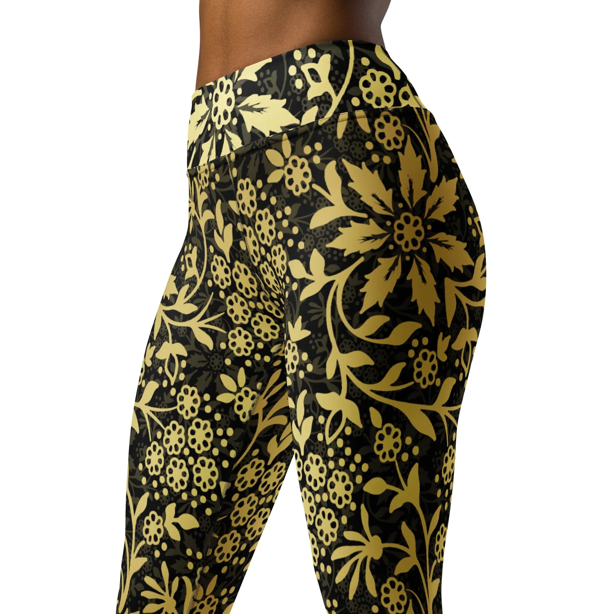 Fancy Floral Yoga Leggings