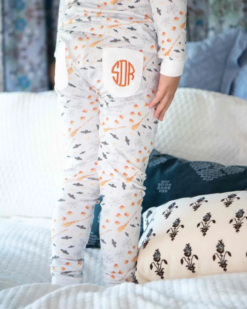 Hocus Pocus Halloween Pajama Set in Blue- FINAL SALE