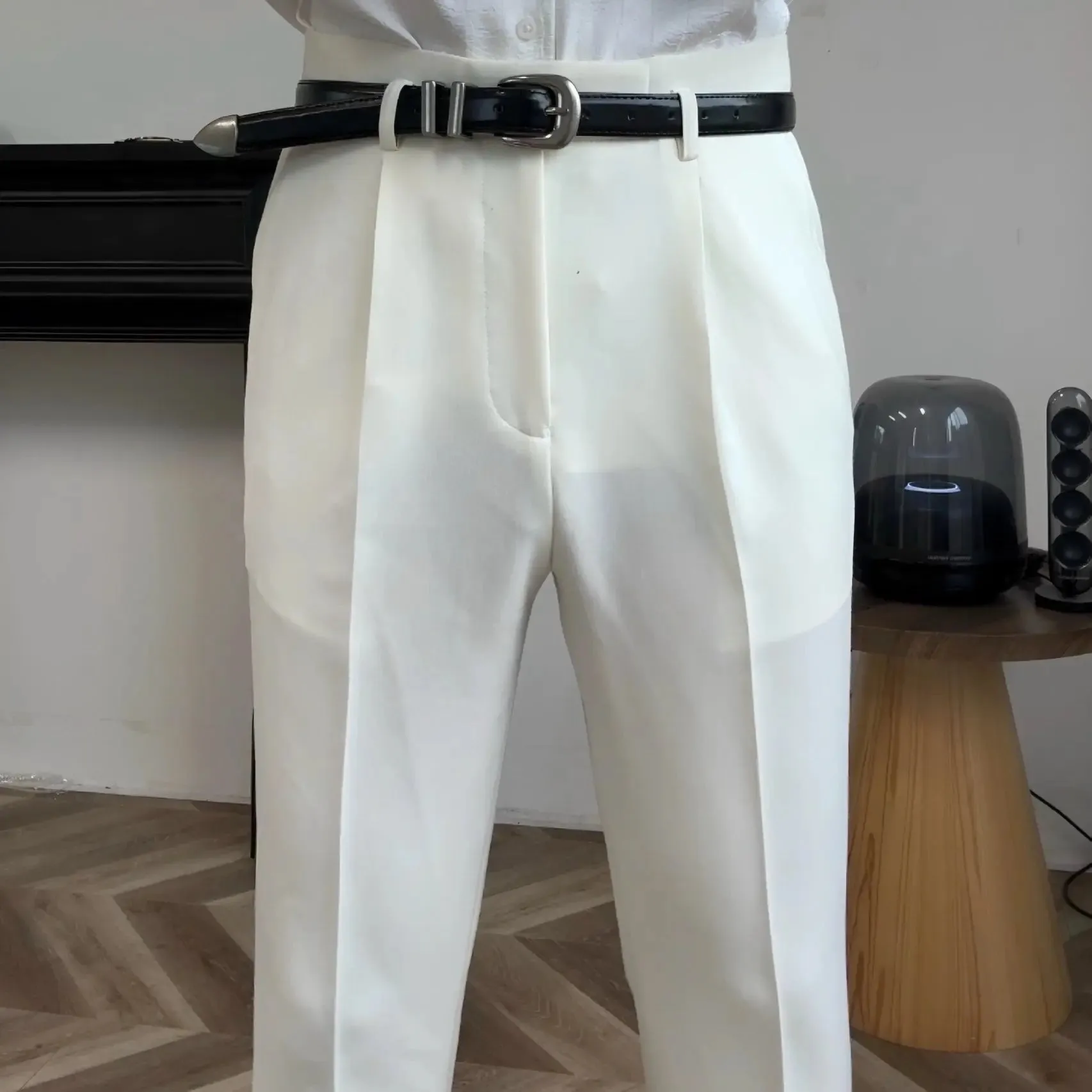 Hollywood Classic Trousers (Belt Included) - Cross & Crown