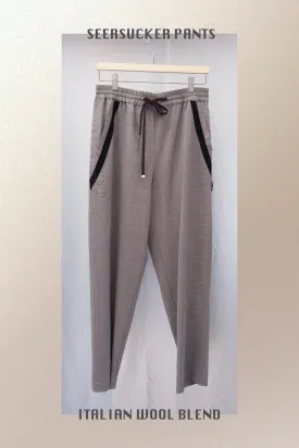 JUN JOGG PANTS / Wool blend textile