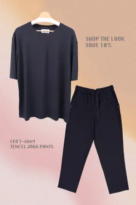 LEO T-shirt   TENCEL PANTS / SHOP THE LOOK