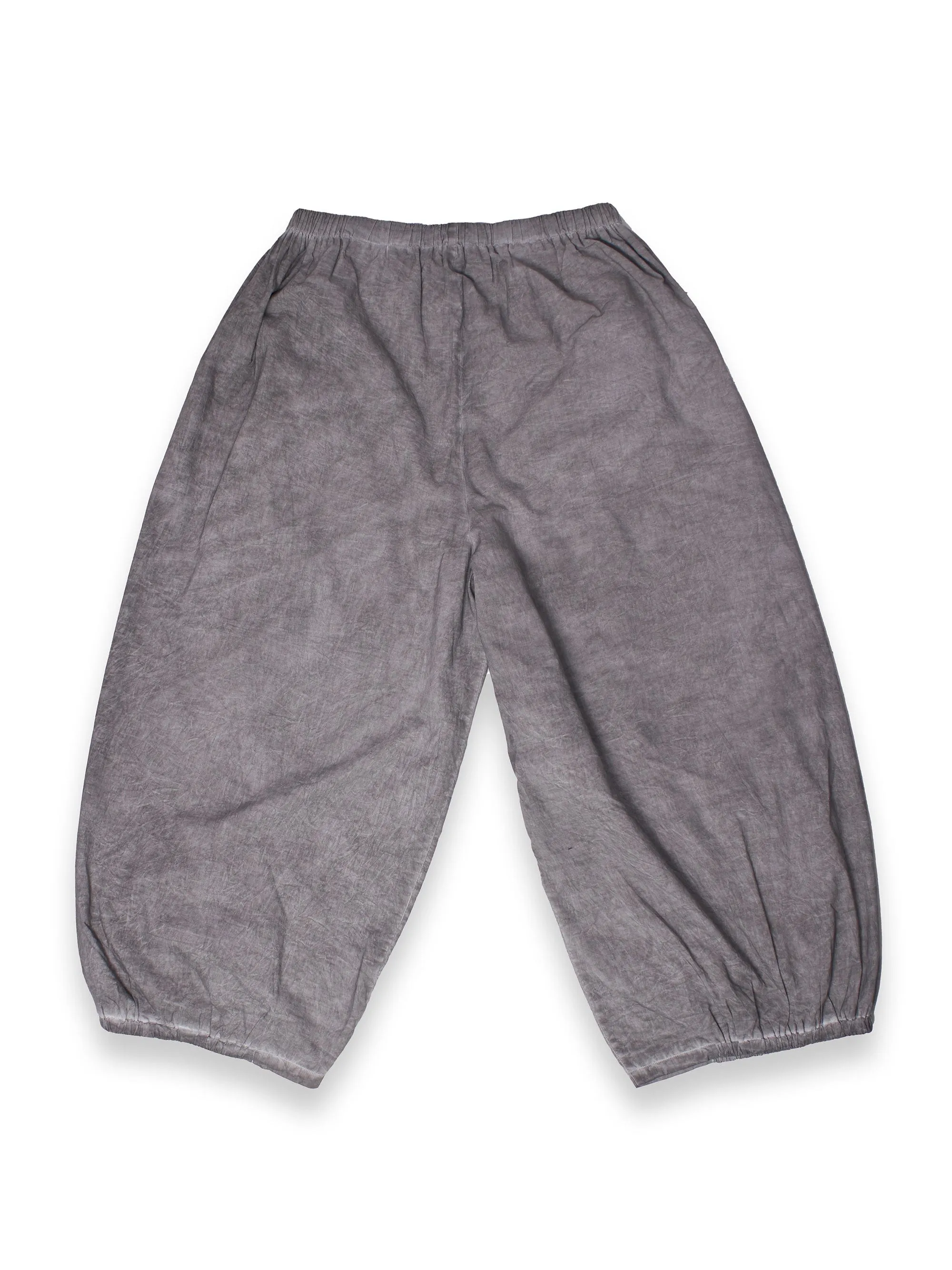 Light Grey Oversized Balloon Trousers