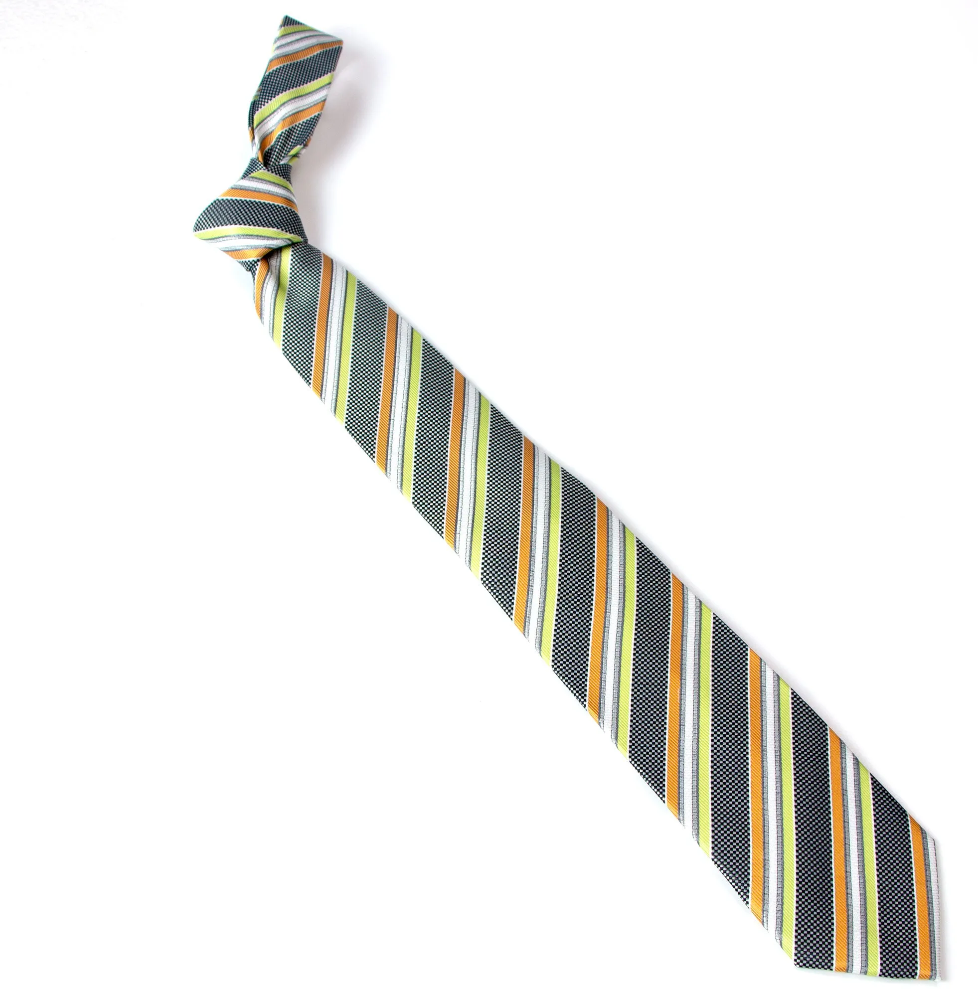 Men's Lime/Orange Necktie (Color 25)