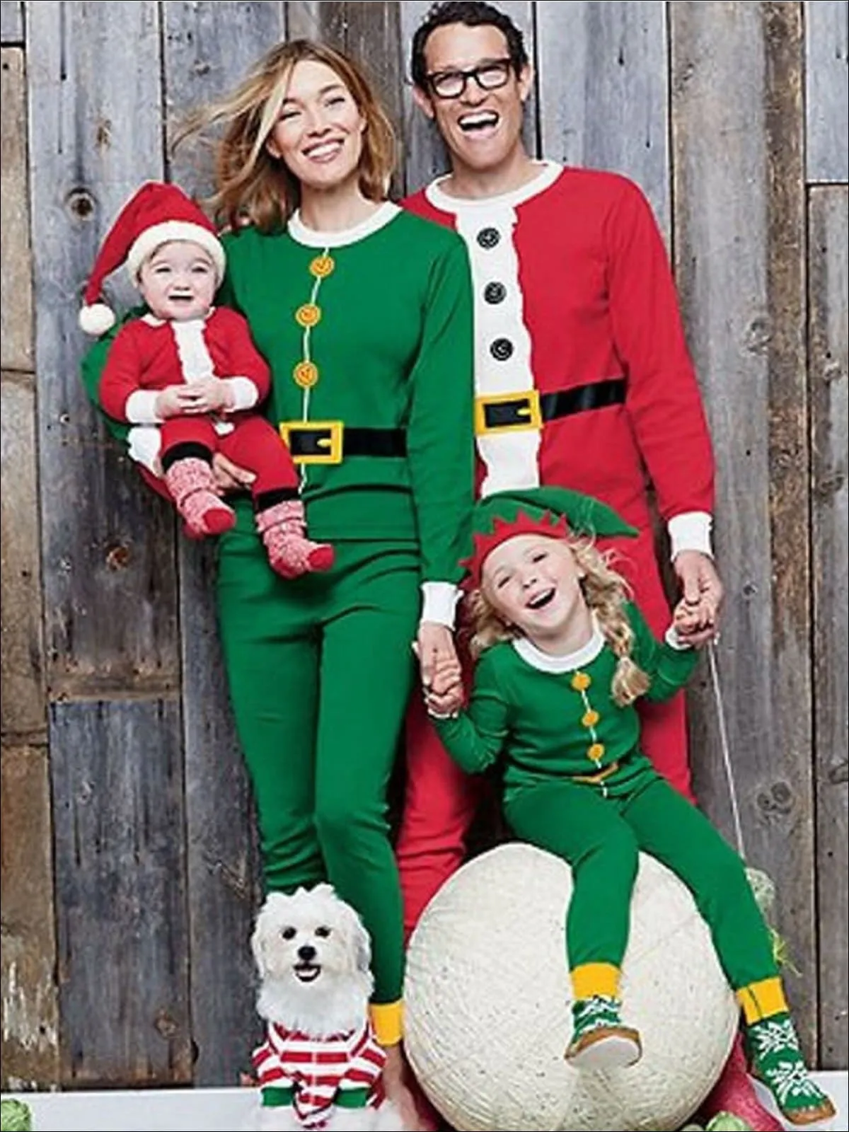 Mommy And Me Christmas Elf Pajamas