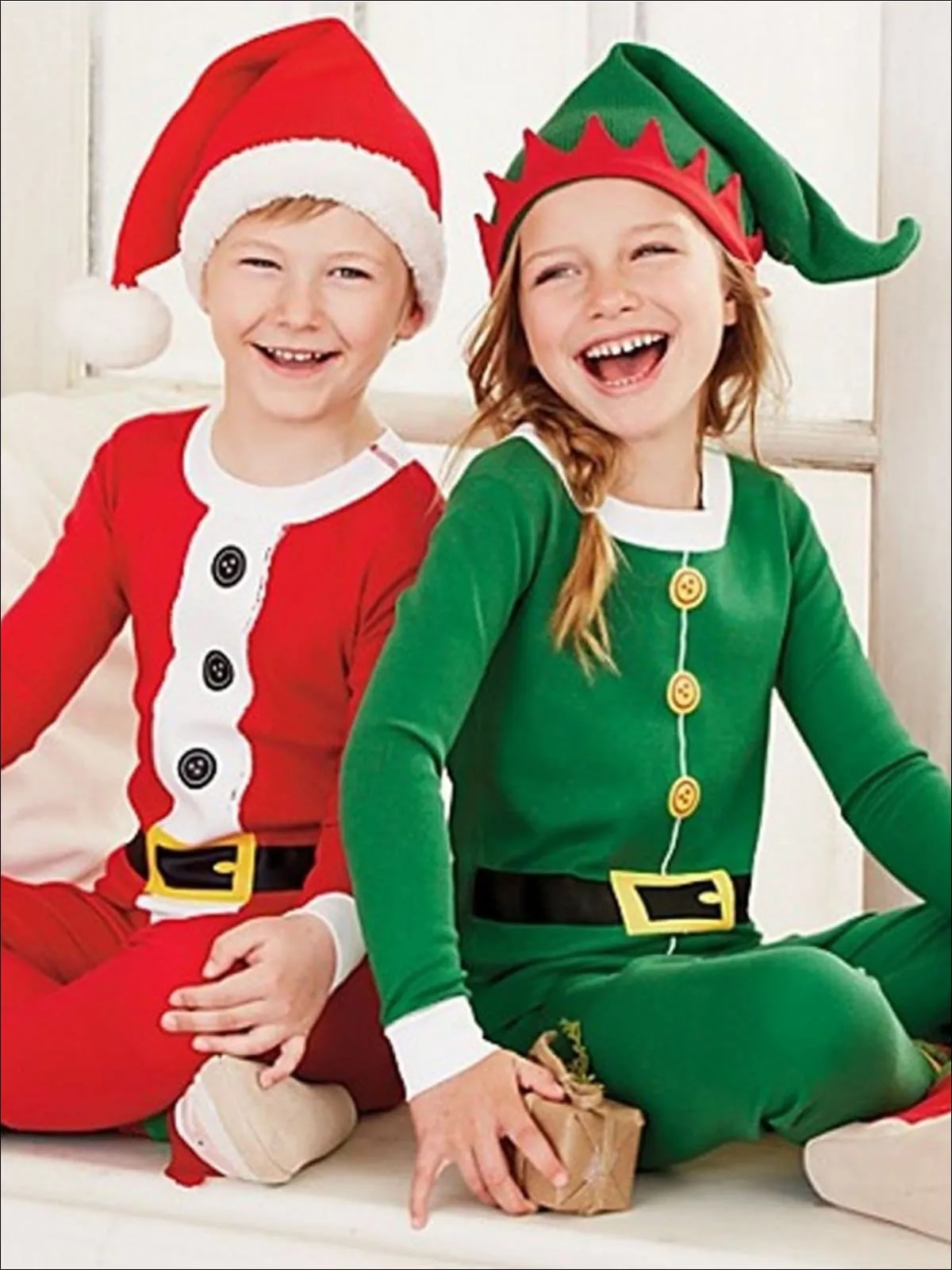 Mommy And Me Christmas Elf Pajamas