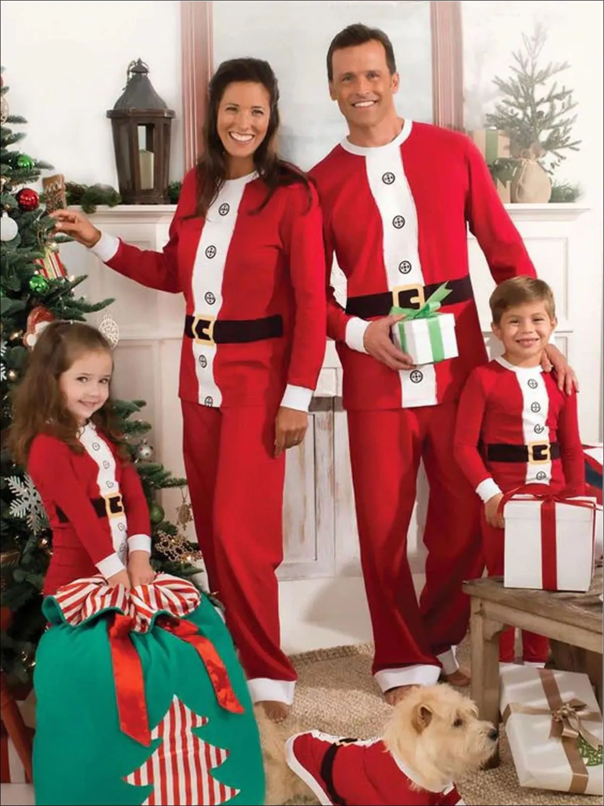 Mommy And Me Christmas Elf Pajamas