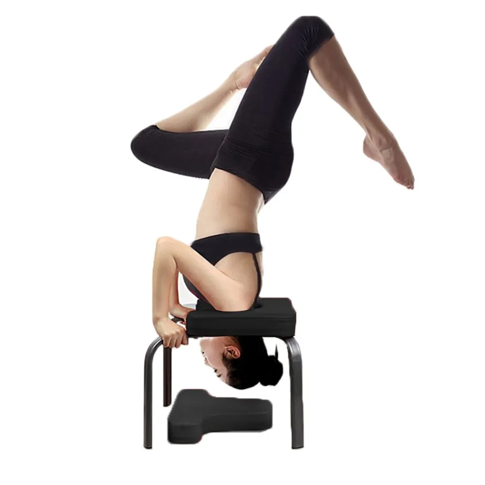 Multi-Functional Yoga Exercise Headstand Bench 183568 Black