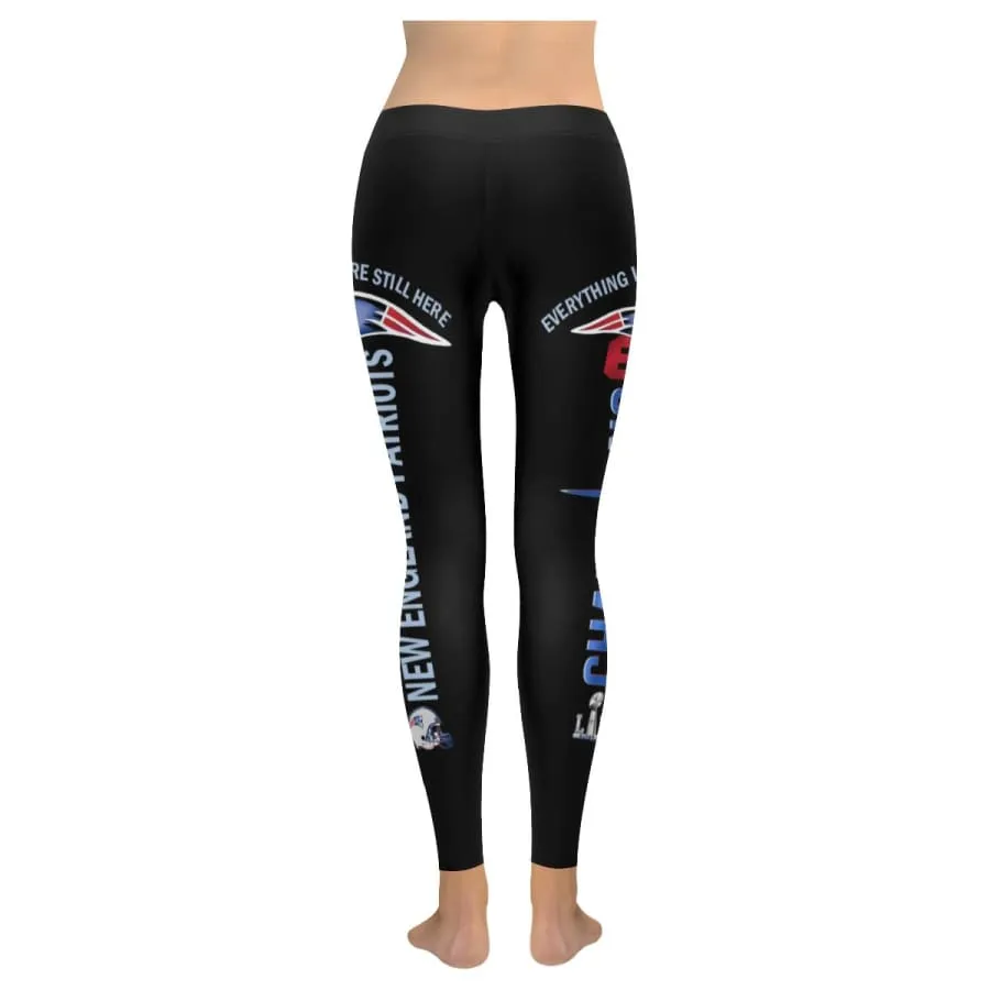 New England Patriots Leggings Black|NFL 6X Champion Patriots Yoga Pants