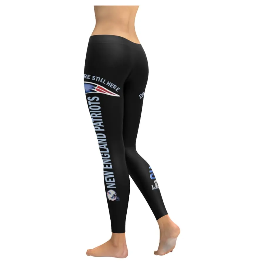 New England Patriots Leggings Black|NFL 6X Champion Patriots Yoga Pants