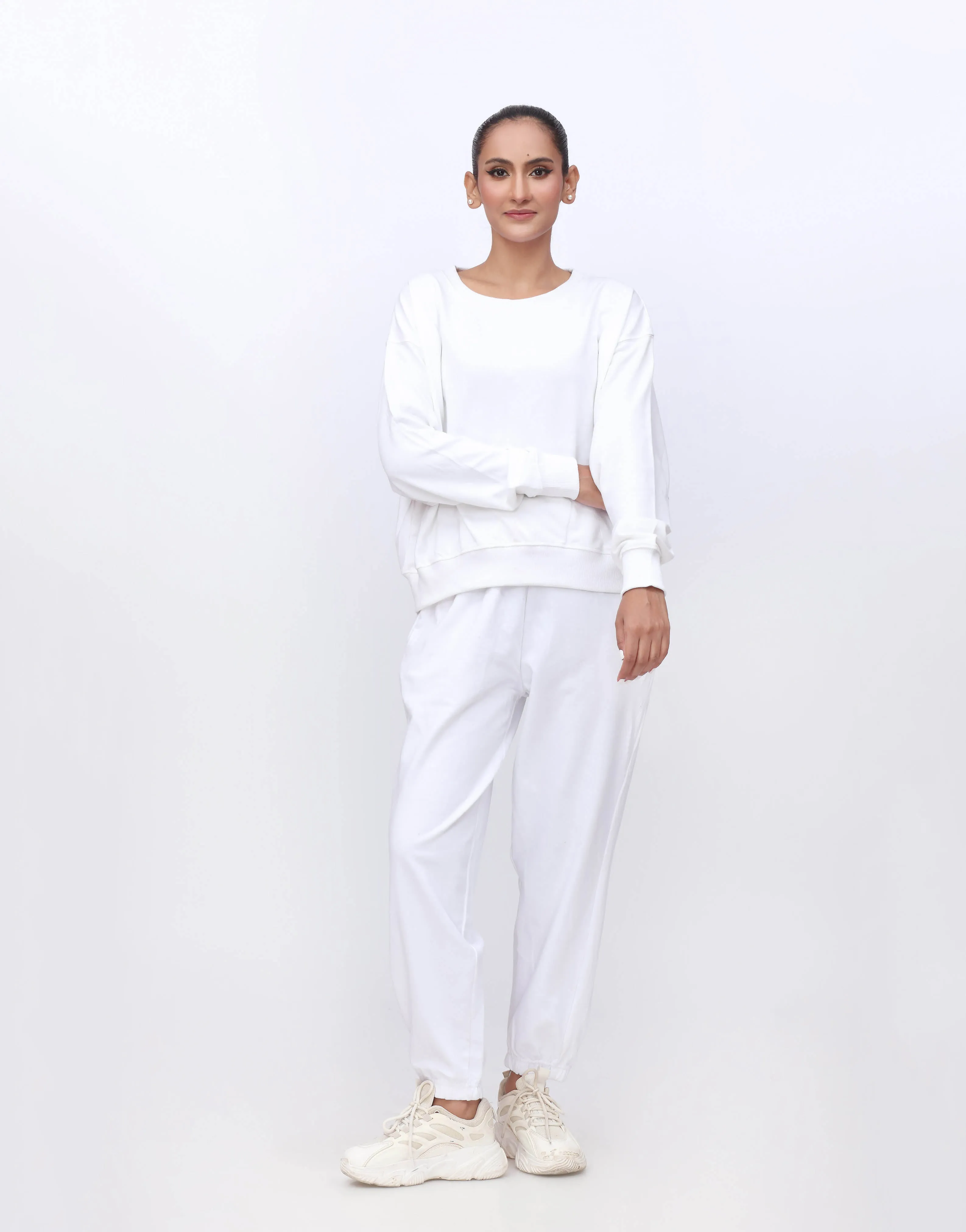 New Look Jogger Trouser-White