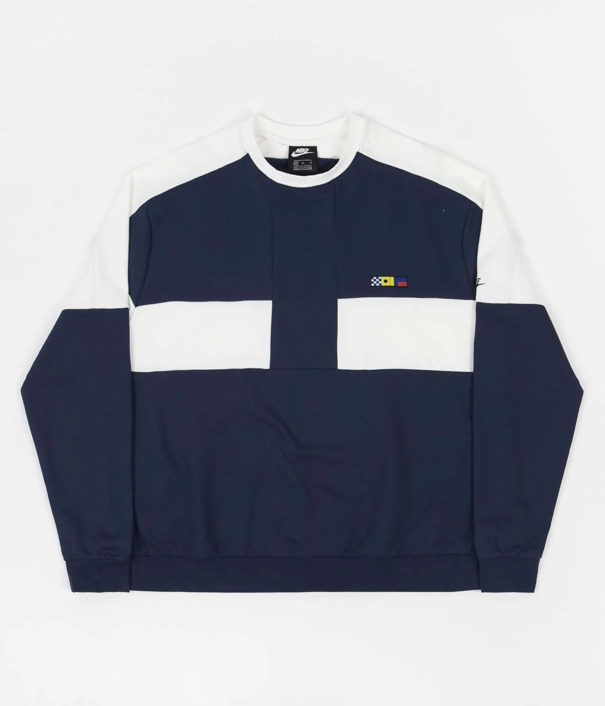 Nike Fairlead Crewneck Sweatshirt - Midnight Navy / Sail / Midnight Navy