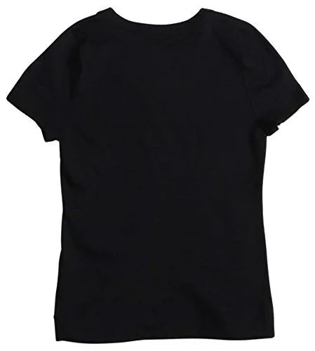 Nike Girl;s Graphic T Shirt Nike Logo Black (medium)