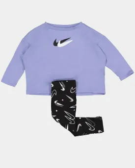 Nike Kids' Print Pack AOP Legging Set Black